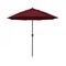 California Umbrella 7.5' Bronze Aluminum Market Patio Umbrella, Sunbrella Spectrum Ruby 194061336045 - alternate 1